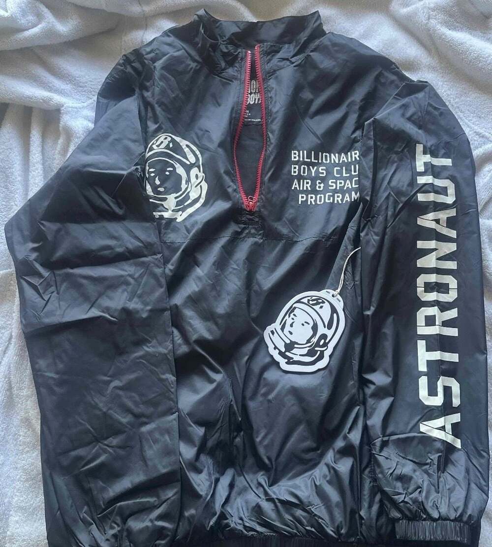 Billionaire Boys Club Air & Space Program Half-Zip Nylon Windbreaker Jacket